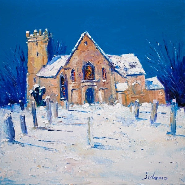 Heavy Snowfall, Cramond Kirk by JOLOMO