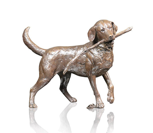 Faithful Friend Labrador Bronze Dog Figurine by Michael Simpson (Limited Edition)