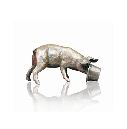 Little Pig Bronze Figurine by Michael Simpson (Limited Edition)